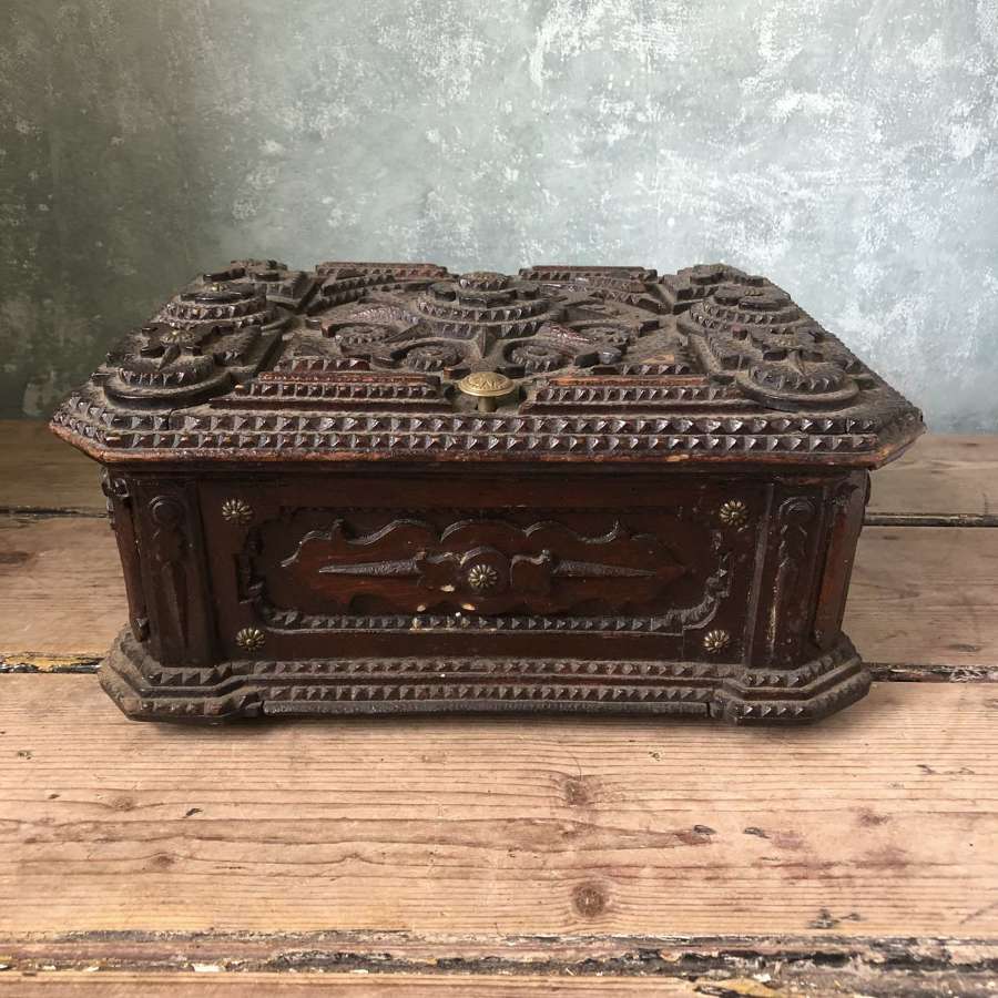 Tramp Art Workbox