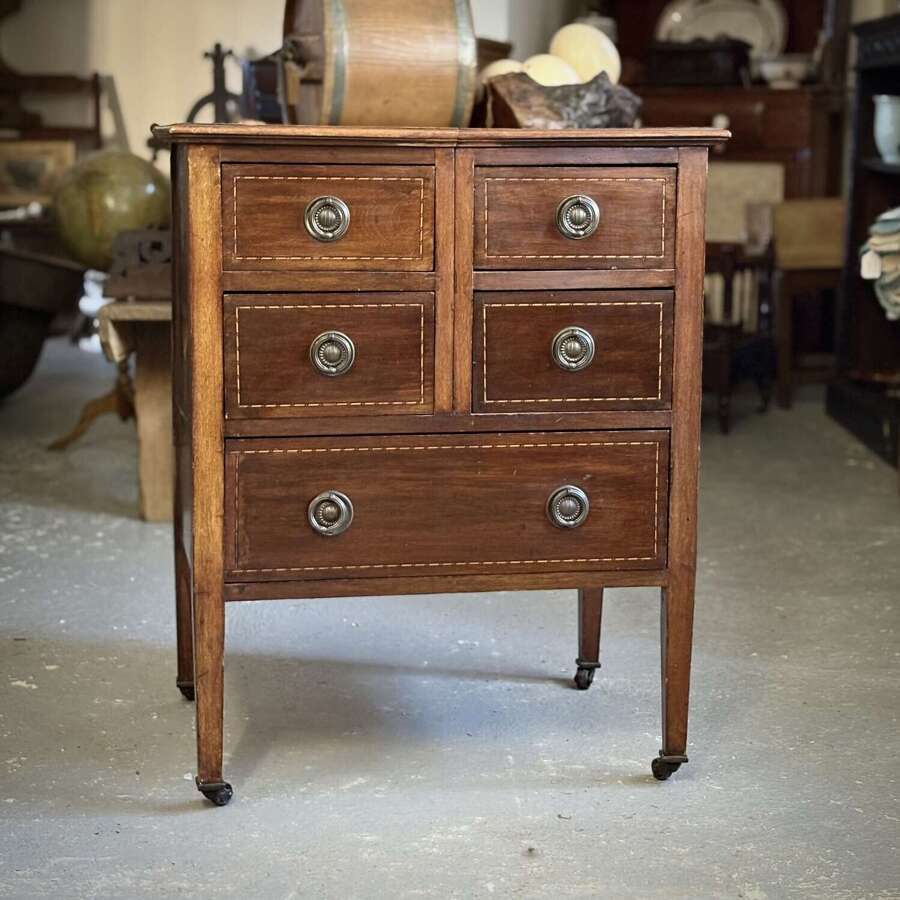 Five Drawer Mahogany Chest