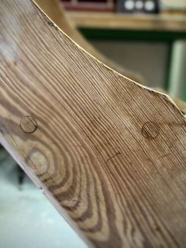 Victorian Pitch Pine Library Steps